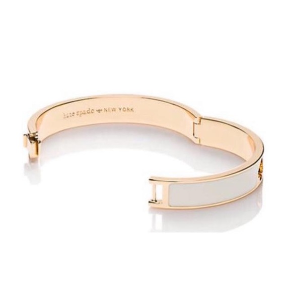 Kate Spade Hole Punch Bracelet White NWT - Picture 3 of 14